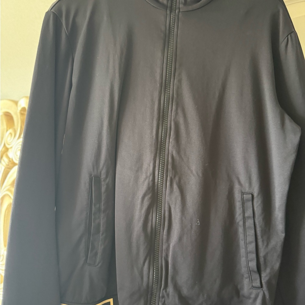 Versace Black track jacket worn once perfect condition